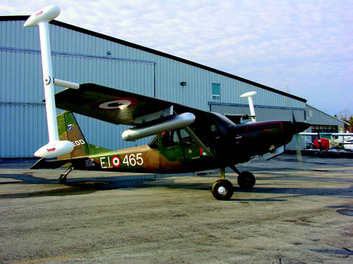 Vertical Gradiometer on a Turbine Bird dog for UXO Survey